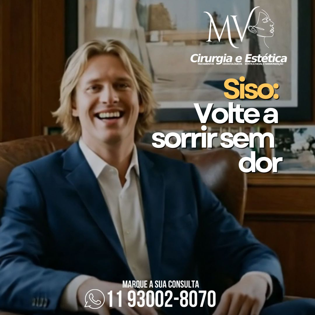Siso: Volte a sorrir sem dor-agende sua cirurgia