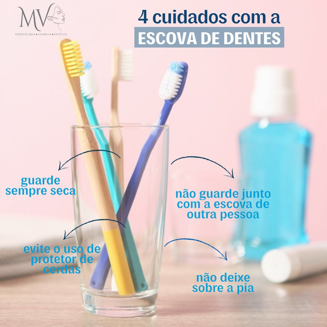 Cuidados com a escova-Saiba mais