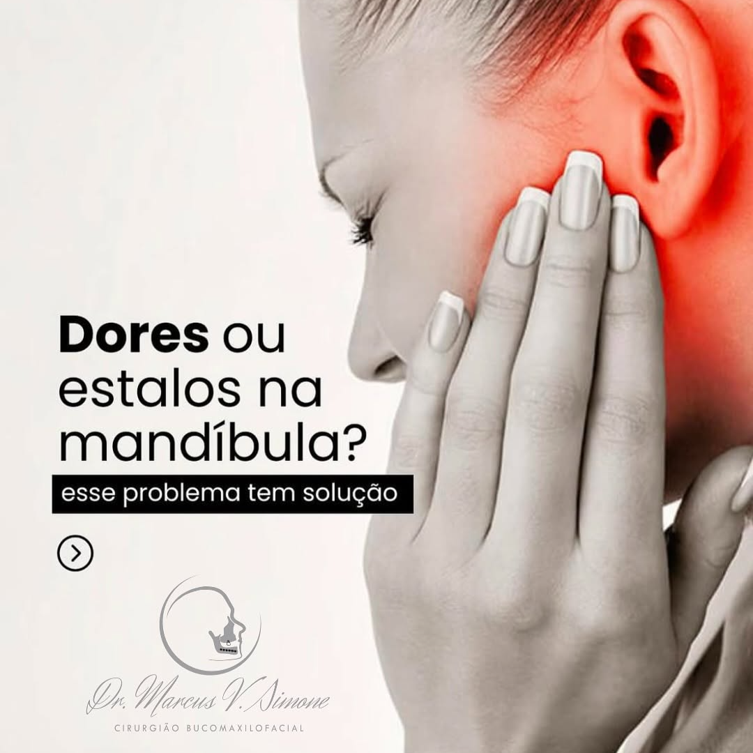 Dores ou estalos na mandíbula-esse problema tem solução