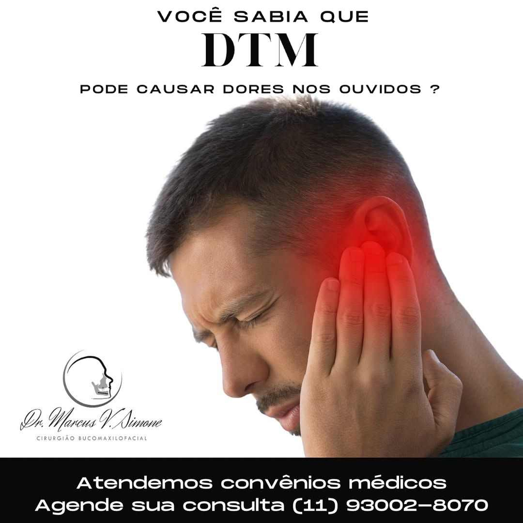 Dores nos Ouvidos ?-Sabia que DTM pode causar isso ?