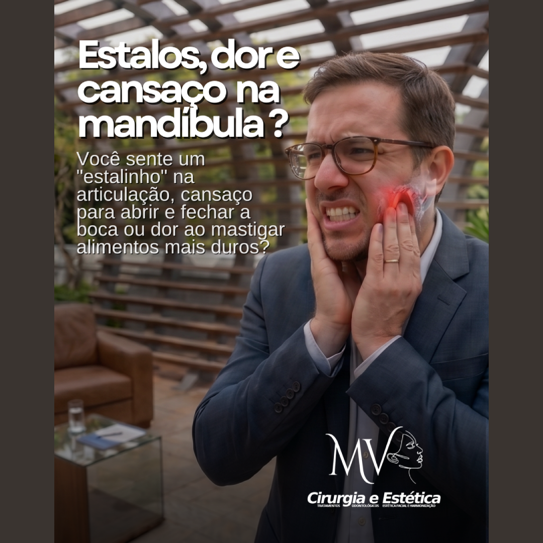 Estalos e Cansaço na mandíbula-saiba mais